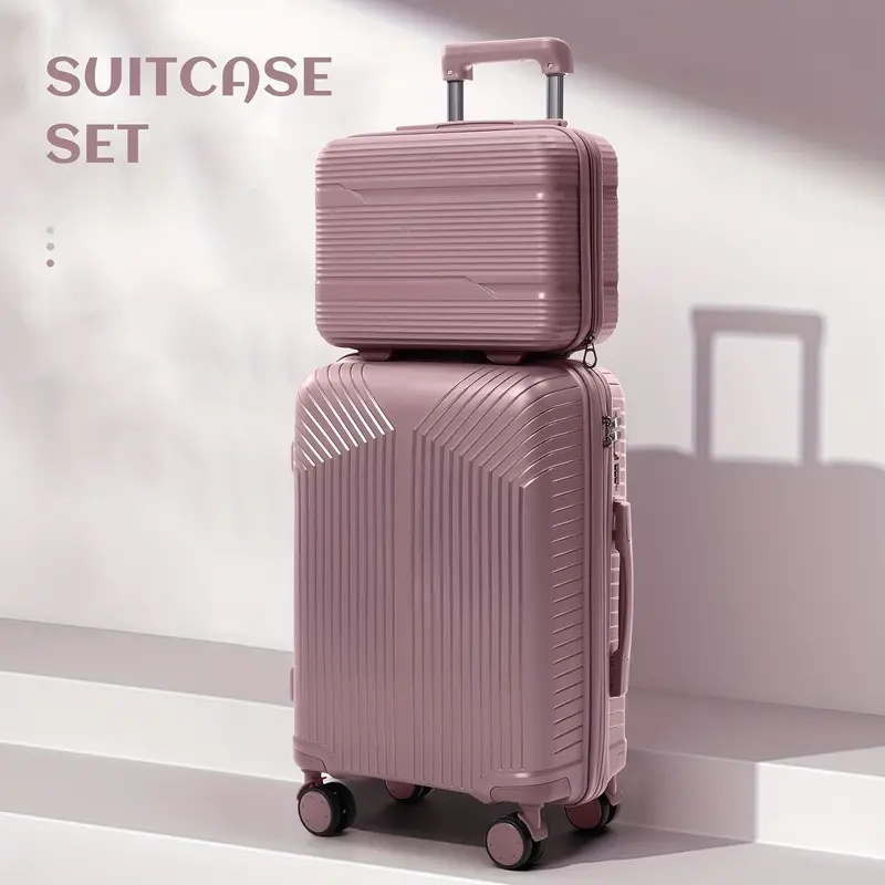 Foldable Rolling Luggage Bag - 機内持ち込み手荷物スーツケース、pp素材、ジッパー式およびパスワードロック、旅行、出張キャビン、荷物トランク、新品、耐久性、13 20 28、2022に適しています