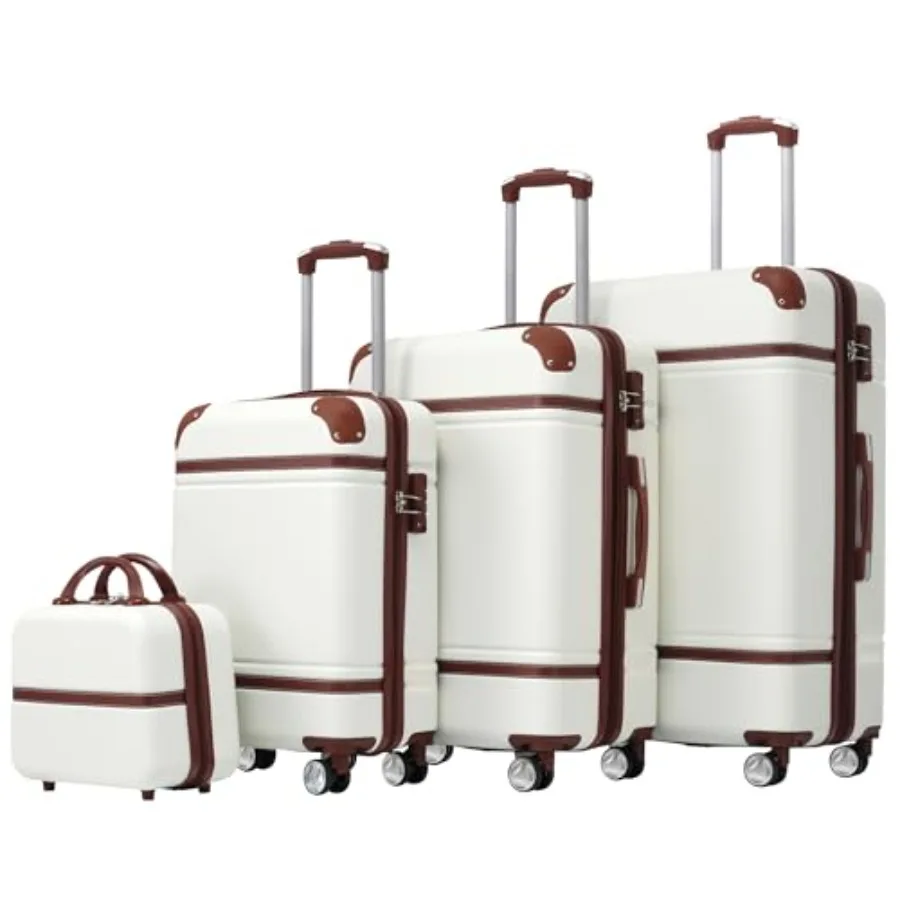 Expandable Hard Shell Luggage Set - 旅行用スーツケースセット：硬質ABS素材、ブラック／グレー、拡張可能なキャリーオンタイプ、ダブルスピナーホイール、TSAロック付き、軽量で耐久性に優れる。