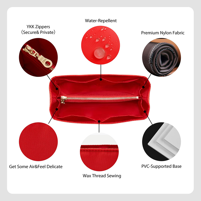 防水仕様のバッグ用仕切り。Speedy20に適合。ナイロン製 - Handbags のレビューと価格