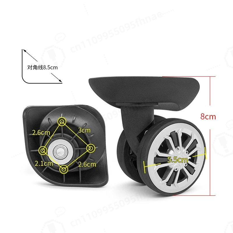 Diplomat HLA-857用交換用スピナーホイール、ス - Silent Replacement Luggage Wheels のレビューと価格