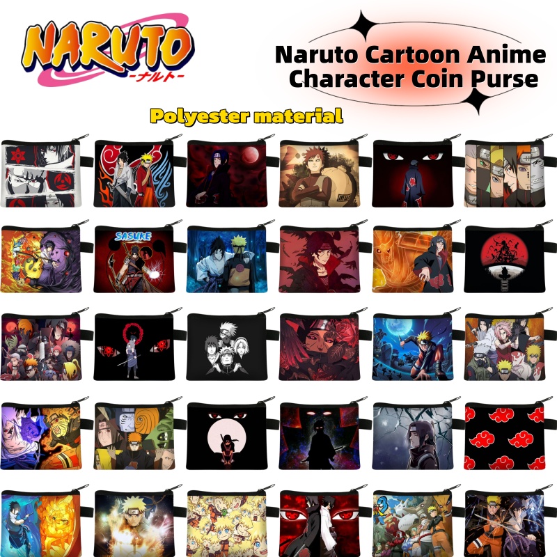 ナルトの漫画アニメキャラクターのクリエイティブなプリント入り - Wallets のレビューと価格