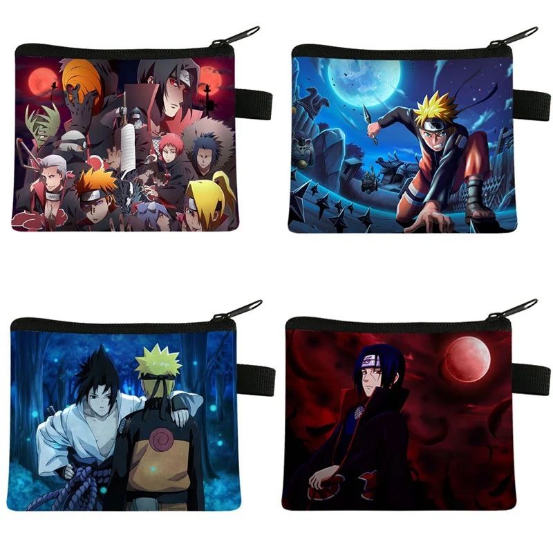 ナルトの漫画アニメキャラクターのクリエイティブなプリント入り - Wallets のレビューと価格