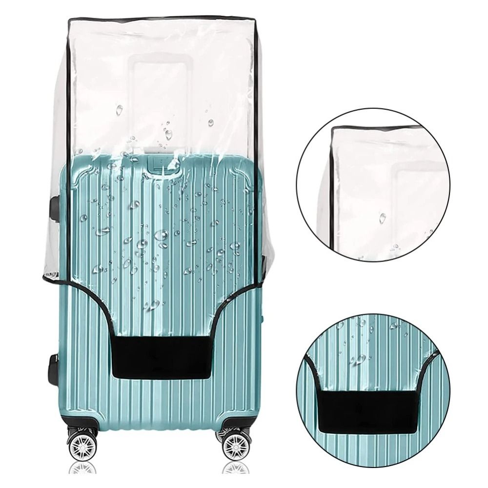 新しい旅行用荷物保護ケース PVC透明荷物カバー 防水耐久性 - Waterproof Suitcase Cover Protector のレビューと価格