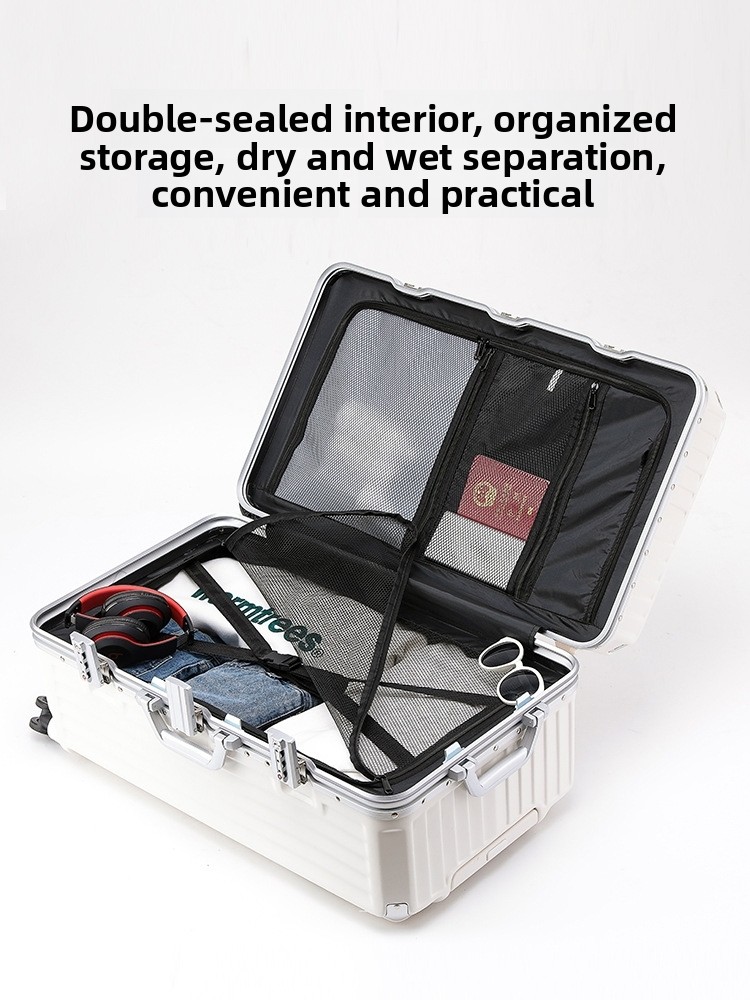 アルミフレームスーツケース 20インチ 機内持ち込み可能 旅 - Aluminum Frame Carry On Luggage のレビューと価格