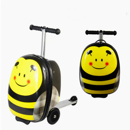 子供用スクータースーツケース、スケートボード付きスーツケース - Kids Ride On Suitcase Scooter のレビューと価格