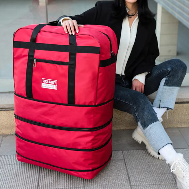 折りたたみ式ユニセックスユニバーサルホイール付きトラベルバッ - Foldable Rolling Luggage Bag のレビューと価格