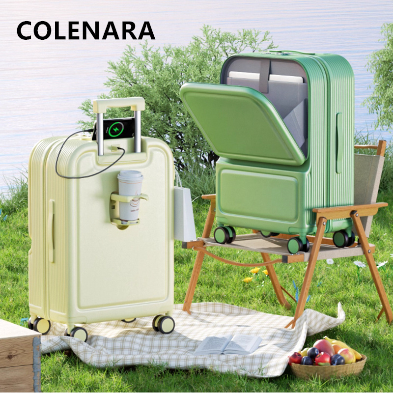 COLENARA ABS+PC スーツケース フロントオープ - Front Opening Laptop Luggage 24 Inch のレビューと価格