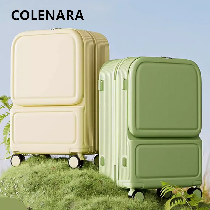 COLENARA ABS+PC スーツケース フロントオープ - Front Opening Laptop Luggage 24 Inch のレビューと価格